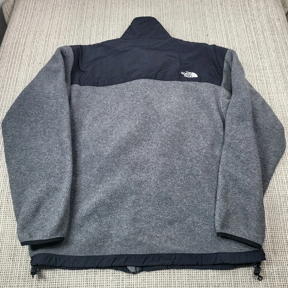 The North Face Jacket Mens Large Gray Fleece Nylon‎ Windbreaker Full Zip Outdoor